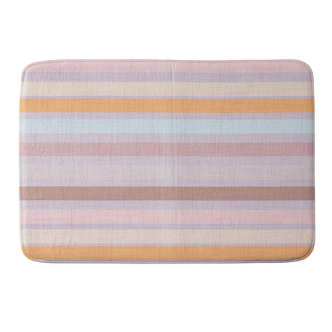 Mirimo Pastello Stripes Memory Foam Bath Mat