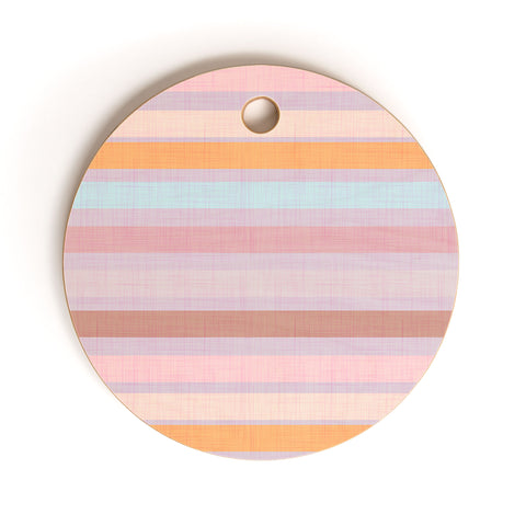 Mirimo Pastello Stripes Cutting Board Round