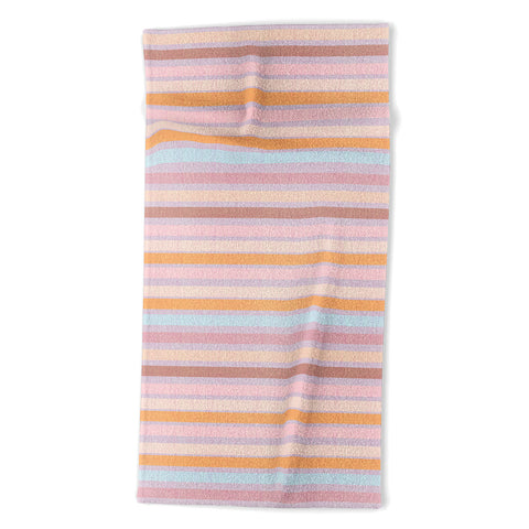 Mirimo Pastello Stripes Beach Towel