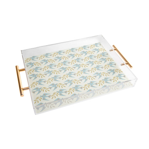 Mirimo Peace Doves Acrylic Tray