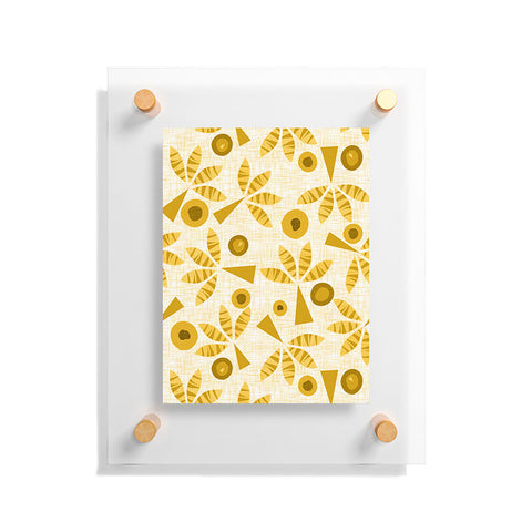 Mirimo POP Palms Saffron Floating Acrylic Print