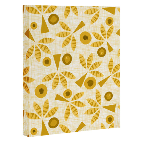 Mirimo POP Palms Saffron Art Canvas