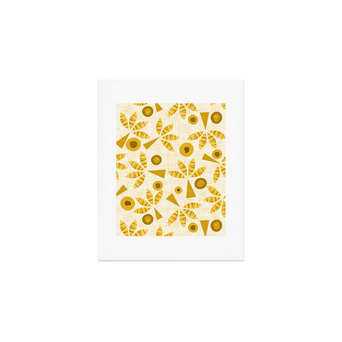 Mirimo POP Palms Saffron Art Print