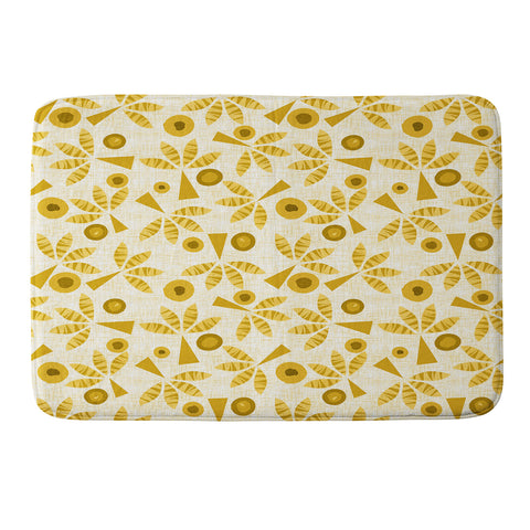Mirimo POP Palms Saffron Memory Foam Bath Mat