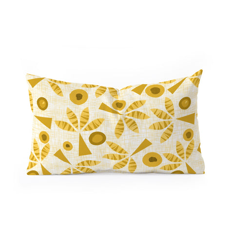 Mirimo POP Palms Saffron Oblong Throw Pillow