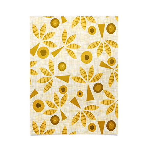 Mirimo POP Palms Saffron Poster