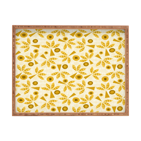 Mirimo POP Palms Saffron Rectangular Tray