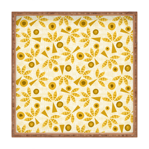 Mirimo POP Palms Saffron Square Tray