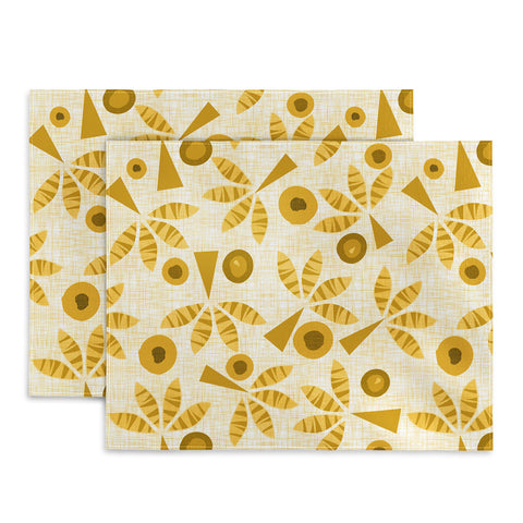 Mirimo POP Palms Saffron Placemat