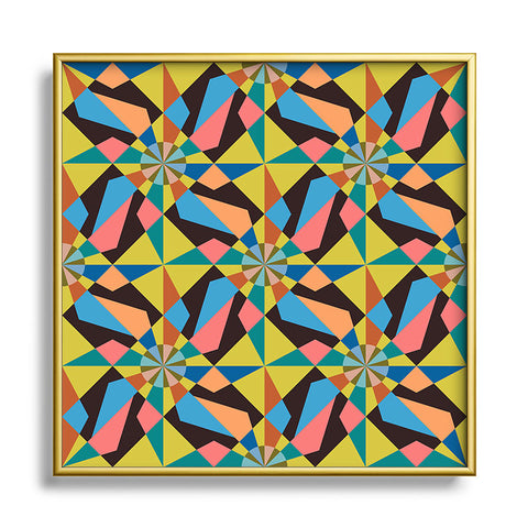 Mirimo PopArt24 01 Square Metal Framed Art Print