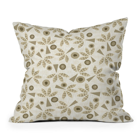 Mirimo PopPalms Clay Outdoor Throw Pillow