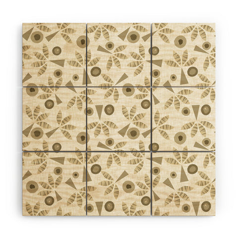 Mirimo PopPalms Clay Wood Wall Mural