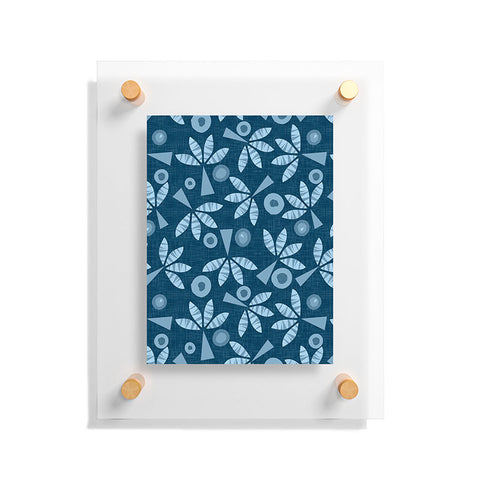 Mirimo PopPalms Denim Floating Acrylic Print