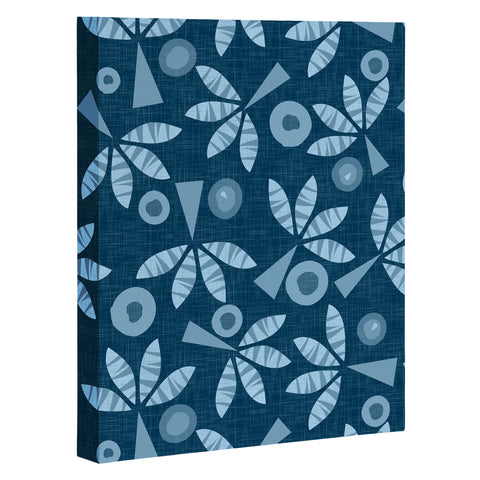Mirimo PopPalms Denim Art Canvas
