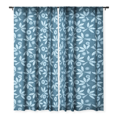 Mirimo PopPalms Denim Sheer Non Repeat