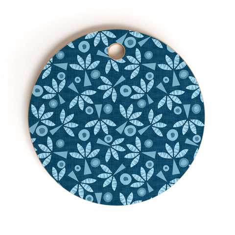 Mirimo PopPalms Denim Cutting Board Round