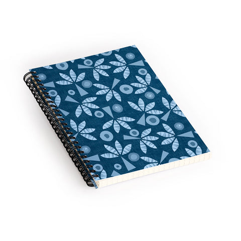 Mirimo PopPalms Denim Spiral Notebook