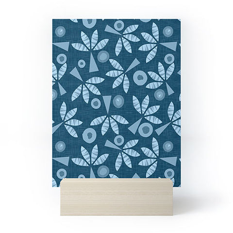 Mirimo PopPalms Denim Mini Art Print