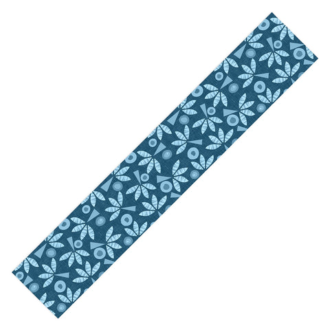 Mirimo PopPalms Denim Table Runner