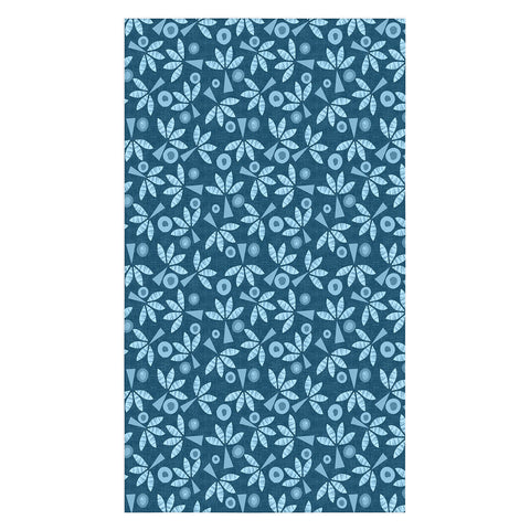 Mirimo PopPalms Denim Tablecloth