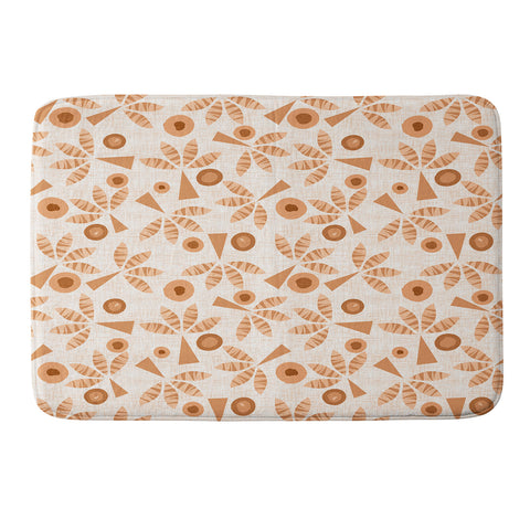Mirimo PopPalms Terracotta Memory Foam Bath Mat