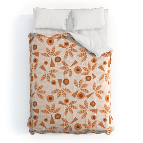 Mirimo PopPalms Terracotta Comforter
