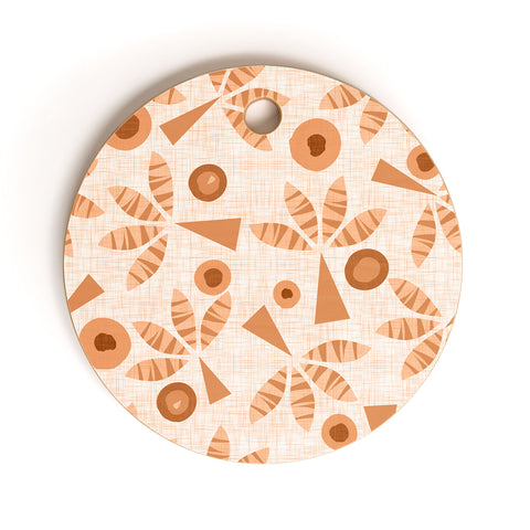 Mirimo PopPalms Terracotta Cutting Board Round