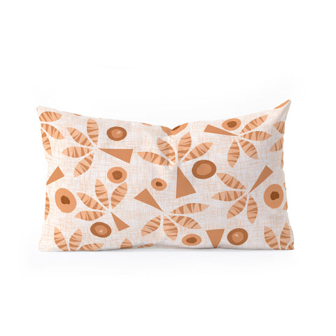 Mirimo PopPalms Terracotta Oblong Throw Pillow