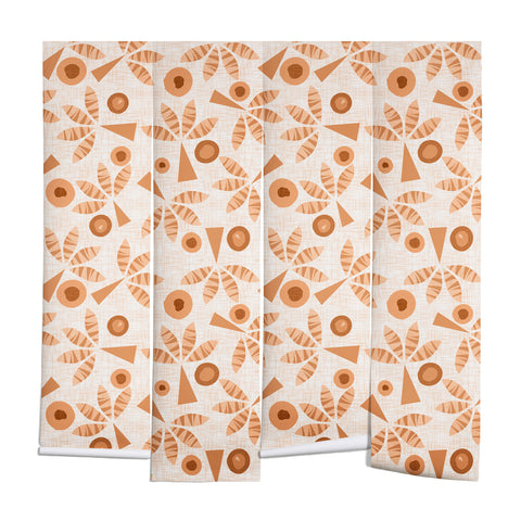 Mirimo PopPalms Terracotta Wall Mural