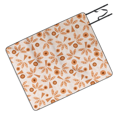 Mirimo PopPalms Terracotta Picnic Blanket