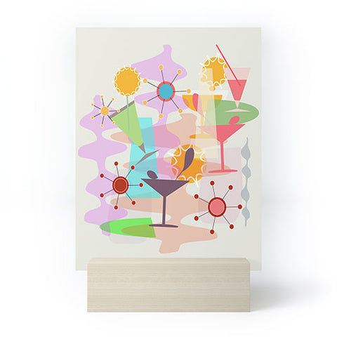 Mirimo Retro Summer Party Mini Art Print