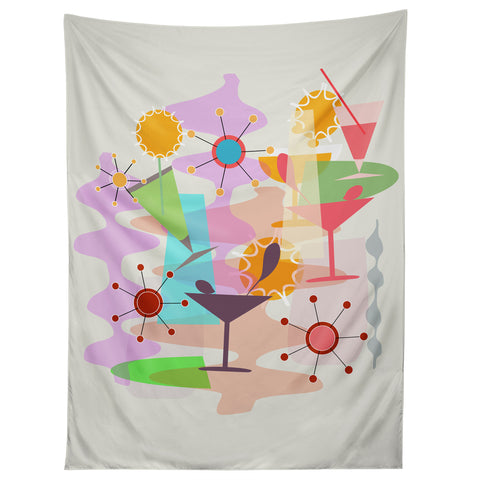 Mirimo Retro Summer Party Tapestry