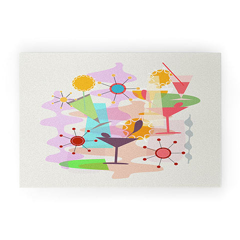 Mirimo Retro Summer Party Welcome Mat