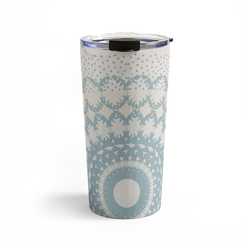 Mirimo Rustic Mandala Light Blue Travel Mug