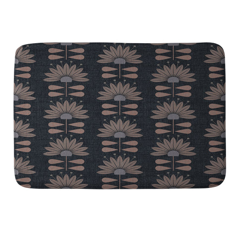 Mirimo Serena Black Memory Foam Bath Mat