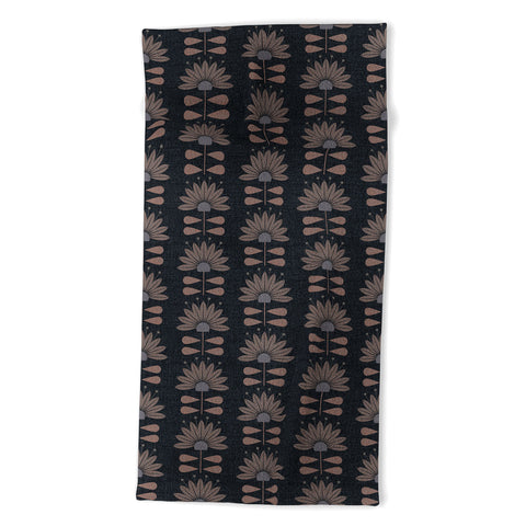Mirimo Serena Black Beach Towel