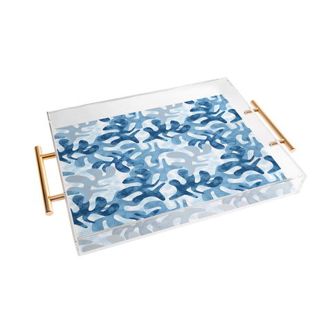 Mirimo Shibori Indigo Acrylic Tray
