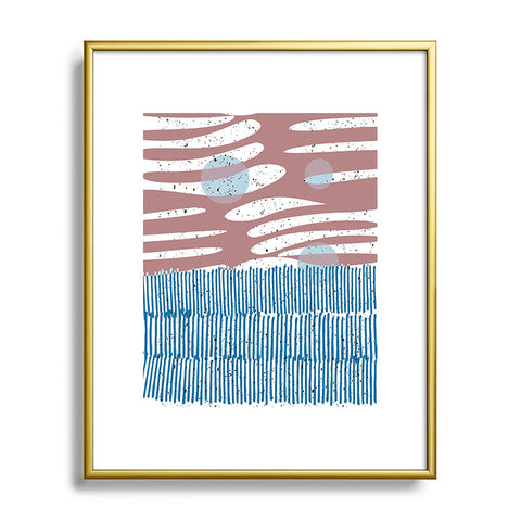 Mirimo Shore Mood Metal Framed Art Print