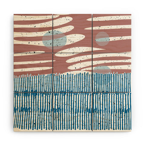 Mirimo Shore Mood Wood Wall Mural