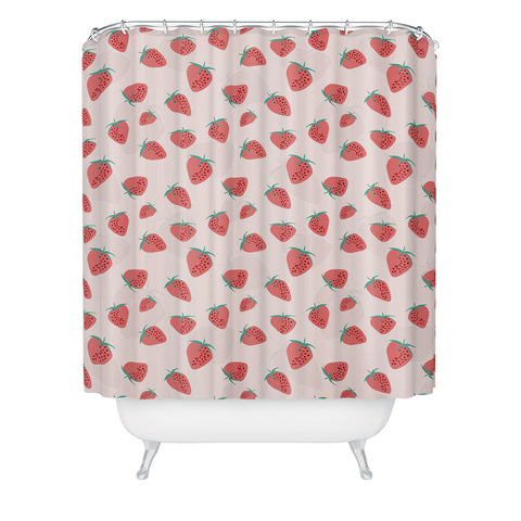 Mirimo Strawberry Play Shower Curtain