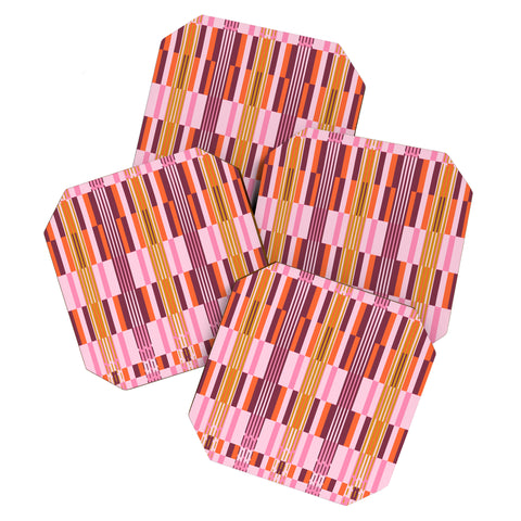 Mirimo Striped Joy Coaster Set