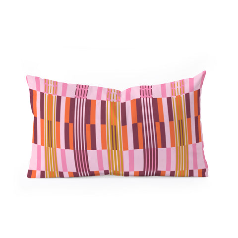 Mirimo Striped Joy Oblong Throw Pillow
