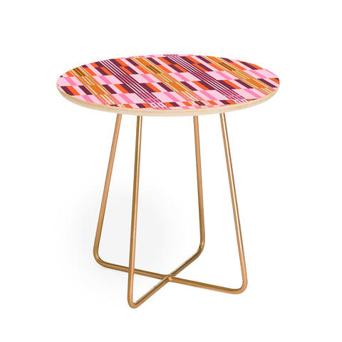 Mirimo Striped Joy Round Side Table