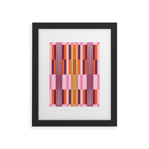 Mirimo Striped Joy Framed Art Print