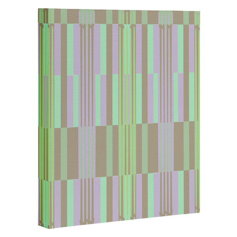 Mirimo Striped Spring Art Canvas
