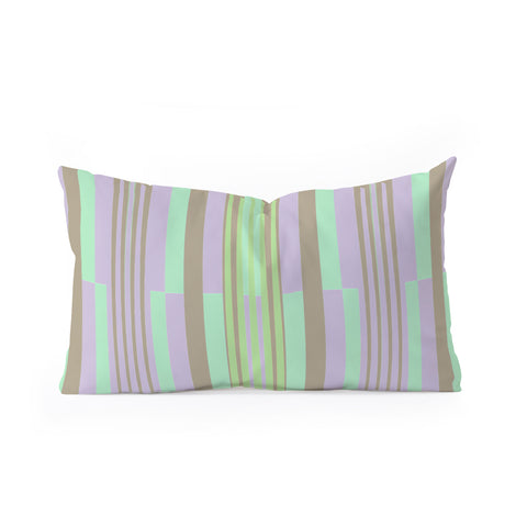 Mirimo Striped Spring Oblong Throw Pillow