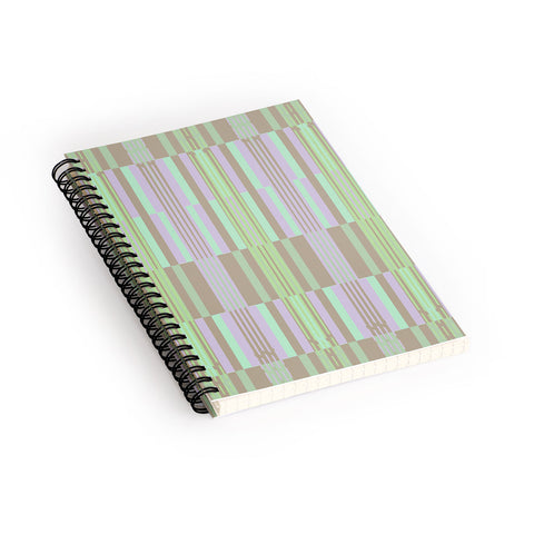 Mirimo Striped Spring Spiral Notebook