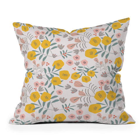 Mirimo Summer Flor Outdoor Throw Pillow
