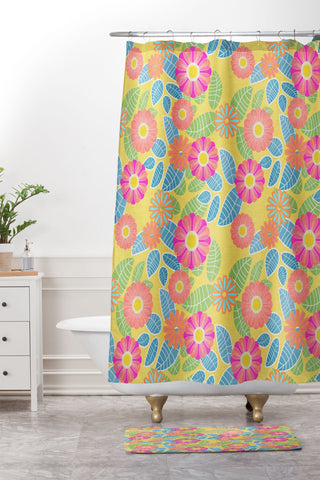 Mirimo Summergarden View Shower Curtain And Mat
