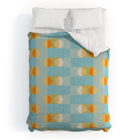Mirimo Sun and Moon Grid Comforter